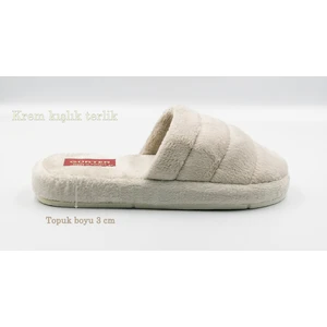 Kaliteli Yumuşak Kışlık Termal Yüksek Tabanlı Kadın Ev Terliği