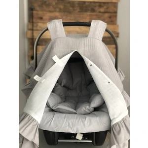Derin Boutique Gri Poplin Puset Minderi