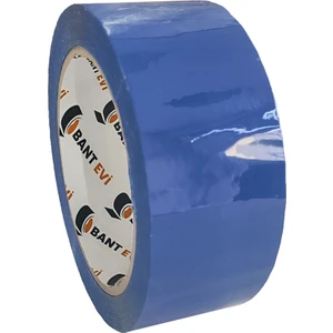 Bant Evi Mavi Koli Bandı 45mmx100m Renkli Koli Bantı Mavi Renk Hotmelt Yapışkanlı