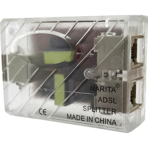 Coverzone Adsl Splitter RJ45 Giriş Çoğaltıcı Genişletici Uzatma Dönüştürücü Internet Adaptörü