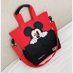 Xc Space Karikatür Çocuk Öğrenci El Tipi Messenger Çanta Büyük Kapasiteli Sırt Çantası (Yurt Dışından)