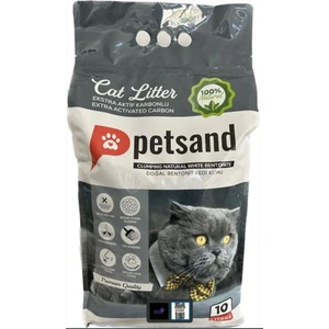 Aktif Karbonlu Bentonit Kedi Kumu 10 Lt