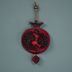 Nar Nazarlık Cam Nazar Boncuğu Hediyelik Dekoratif Duvar Süsü Dekoratif Salon Aksesuar Seti Kişiye Özel Hediye Seti Gift