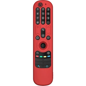 Lg AN-MR21GC MR21N/21GA Için Silikon Kılıf Uzaktan Kumanda Koruyucu Kapak Lg OLED Tv Uzaktan An MR21GA (Kırmızı) (Yurt Dışından)