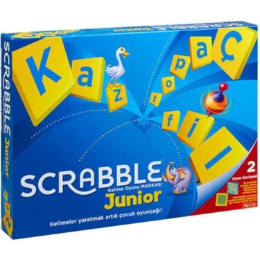 Scrabble Junior Türkçe, Kutu Oyunu, Mattel Games