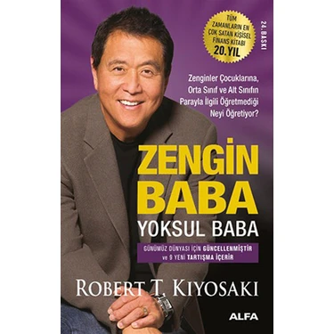 Zengin Baba Yoksul Baba 20. Yıl Özel Baskı - Robert T. Kiyosaki Finans Eğitimi Kitabı