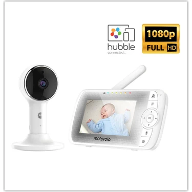 Motorola Bebek Kamerası 1080p FHD Wifi Bağlantılı 4.3 İnç LCD Ekran ile Uzaktan
