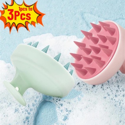 2 Adet Yeşil Saç Masaj Tarak Silikon Şampuan Saç Derisi Kafa Vücut Saç Derisi Masaj Fırçası Saç Yıkama Tarağı Duş Fırçası Banyo Spa Masaj Fırçası (Yurt Dışından)