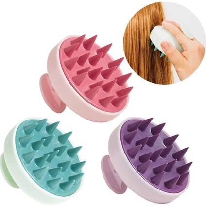 2 Adet Yeşil Saç Masaj Tarak Silikon Şampuan Saç Derisi Kafa Vücut Saç Derisi Masaj Fırçası Saç Yıkama Tarağı Duş Fırçası Banyo Spa Masaj Fırçası (Yurt Dışından)