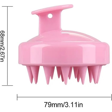 Tip B - Pembe Silikon Şampuan Saç Derisi Saç Masaj Başlığı Vücut Saç Derisi Masaj Fırçası Tarak Saç Yıkama Tarağı Duş Fırçası Banyo Spa Masaj Fırçası (Yurt Dışından)
