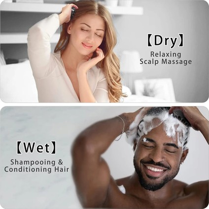 Tip B - Pembe Silikon Şampuan Saç Derisi Saç Masaj Başlığı Vücut Saç Derisi Masaj Fırçası Tarak Saç Yıkama Tarağı Duş Fırçası Banyo Spa Masaj Fırçası (Yurt Dışından)