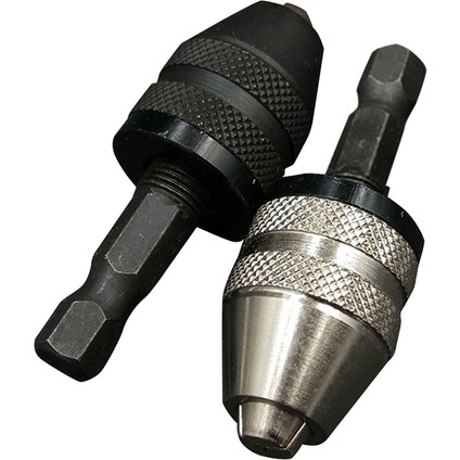 0.3-6.5mm Anahtarsız Matkap Chuck Dönüşüm Aracı Tornavida Adaptörü 1/4 ''hex Shank Matkap Ucu Aracı (Yurt Dışından)