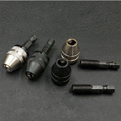 0.3-6.5mm Anahtarsız Matkap Chuck Dönüşüm Aracı Tornavida Adaptörü 1/4 ''hex Shank Matkap Ucu Aracı (Yurt Dışından)