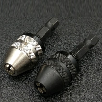 0.3-6.5mm Anahtarsız Matkap Chuck Dönüşüm Aracı Tornavida Adaptörü 1/4 ''hex Shank Matkap Ucu Aracı (Yurt Dışından)