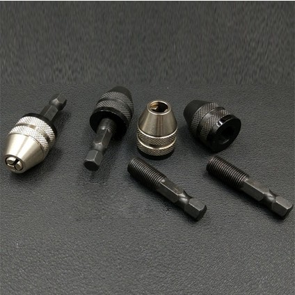 0.3-6.5mm Anahtarsız Matkap Chuck Dönüşüm Aracı Tornavida Adaptörü 1/4 ''hex Shank Matkap Ucu Aracı (Yurt Dışından)