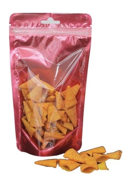 Pembe Şeffaf Metalize Doypack 13 x 22,5 cm 500 Adet fiyatları