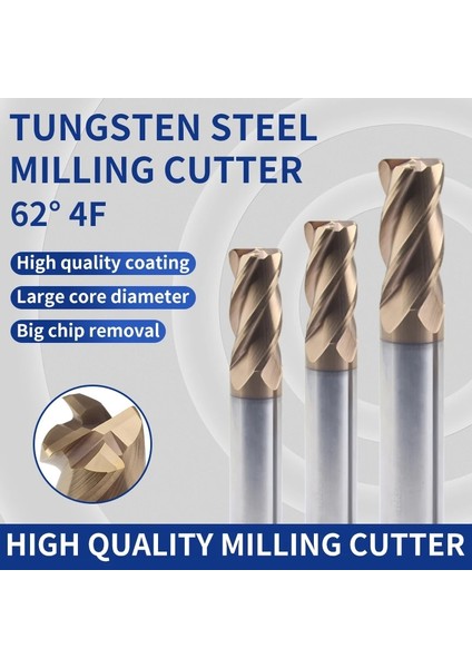 6R0.5XD6X75L 1 Adet HRC62 Köşe Yuvarlama Uçlu Frezeler 4 Kenar R0.2mm R0.5mm R2MM Tungsten Alaşım Freze Kesicisi R Açı Cnc Düz Şaft Uç Freze (Yurt Dışından)