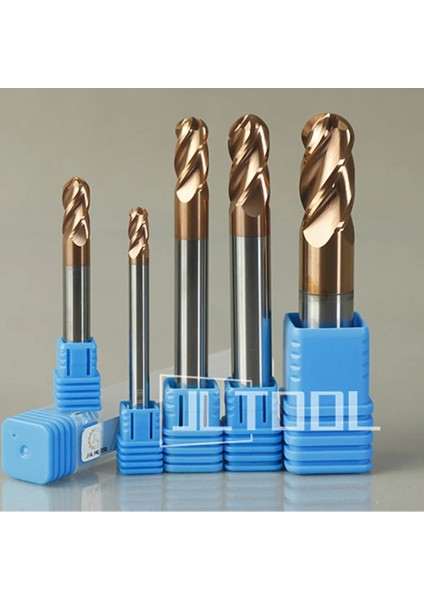 D10XR5XD10X75L Dört Flüt Küresel Uçlu Tungsten Çelik Karbür Freze Kesici HRC58 Metal 4 Flüt Küresel Uçlu Freze (Yurt Dışından) fiyatları