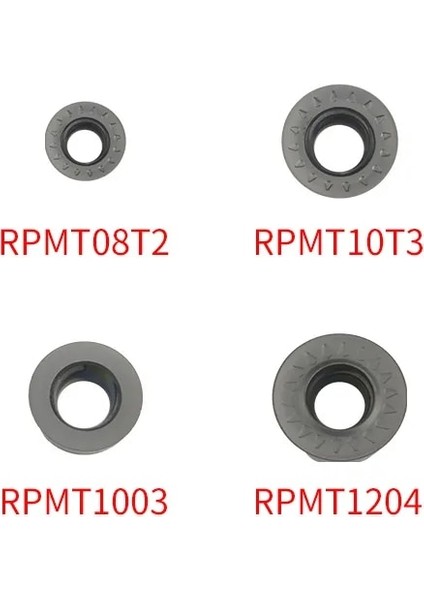 RPMW1204MO-TT KT9125 10 Adet Karbür Uç RPMT08T2/10T3/1204 Iç Frezeleme Torna Tezgahı Freze Kesicisi Cnc Araçları RPMT1003/1605 Torna Aracı (Yurt Dışından)