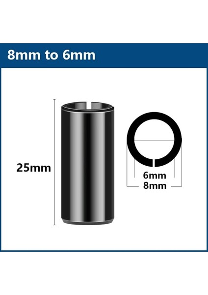 8mm Ila 6mm Xcan Yönlendirici Bit Adaptörü Pens 6 6.35 8 10 12 12.7mm Cnc Freze Kesicisi Hassas Chuck End Mill Adaptörü Takım Tezgahı Tutucu (Yurt Dışından)