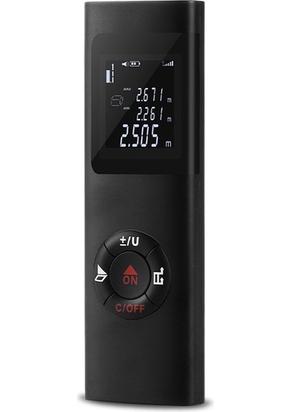 Dijital Lazer Uzaklık Ölçer Mesafe Ölçer USB Mini Doğru Taşınabilir Mesafe Bulucu (Yurt Dışından)