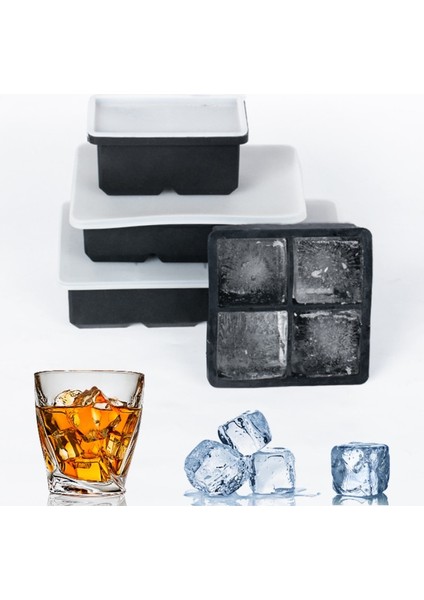 8 Kare Kapaksız 4/6/8/15 Izgaralar Büyük Buz Tepsisi Kalıp Buz Yapım Makinesi Gıda Sınıfı Silikon Buz Küpü Kalıp Kare Kalıp Diy Bar Pub Şarap Buz Küpü Makinesi (Yurt Dışından) fırsatları
