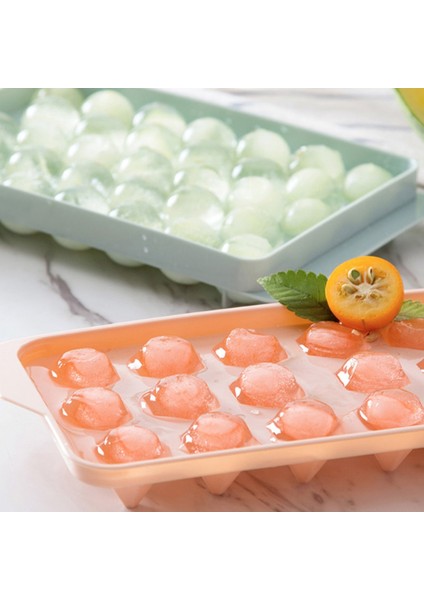 Pembe L 3D Yuvarlak Buz Küpü Tepsi Kapaklı Plastik Elmas Tarzı Buz Kalıp Buzdolabı Küresel Dıy Kalıpları Buz Topu Makinesi Mutfak Aletleri (Yurt Dışından) indirimleri