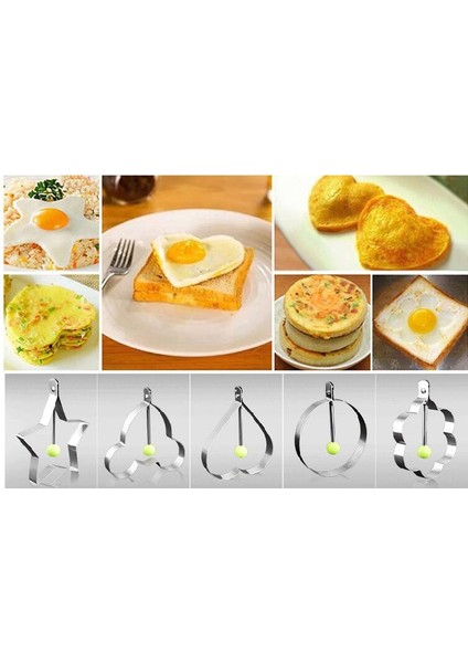 Hayvan Kalınlaşma Paslanmaz Çelik Omlet Kalıp Aşk Sürpriz Yumurta Halka Modeli Kalp Şekli Yumurta Kalıp Araçları Gözleme Yapımcısı Mutfak Alet (Yurt Dışından) fırsatları