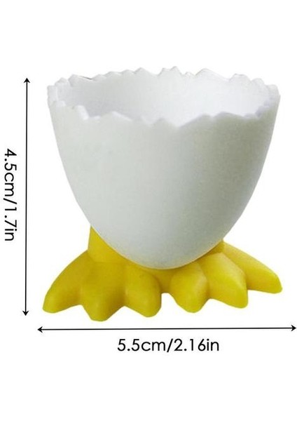 Sarı Sevimli Yumurtalık Tutucu Yumurta Açacağı Ayırıcı Haşlanmış Standı Tavuk Ayağı Yumurta Tepsisi Eğlenceli Çatal Bıçak Takımı Mutfak Gereçleri Alet Ev Dekor Için (Yurt Dışından)