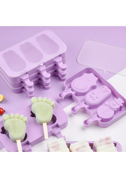 Diamend Kalp Sılıkolove Sağlıklı Silikon Dondurma Kalıbı Kolay Popsicle Kalıp Yeniden Kullanılabilir Dondurma Çubuğu Pop Kalıpları Dıy Yapımı Için Yaz Sık Kullanılanlar (Yurt Dışından)