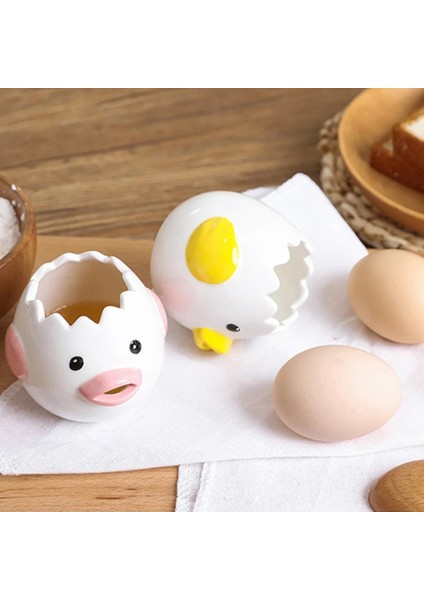 Yeşil Mutfak Seramiği Karikatür Yumurta Beyaz Ayırıcı Sarısı Bölücüler Tavuk Mutfak Aracı Sevimli Yumurta Sarısı Beyaz Ayırıcı Karikatür Civciv (Yurt Dışından) modelleri