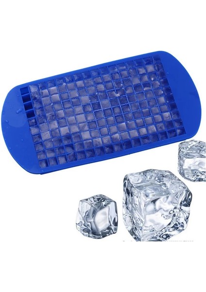 Mavi 23X12X1.3 cm 160 Izgaralar Silikon Buz Küpleri Dondurulmuş Mini Gıda Sınıfı Buz Kalıbı Meyve Üreticisi Bar Parti Puding Aracı Mutfak Aksesuarları (Yurt Dışından) indirimleri