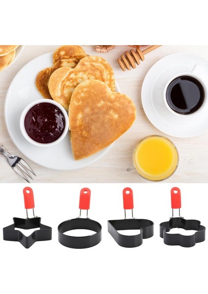 Yıldız Şekli Yumurta Kalıpları Yapışmaz Kızartma Halkası Omlet Kalıp Pişirme Kalbur Yumurta Halkaları Çocuk Dıy Kahvaltı Kızartma Tavası Fırın Mutfak Aracı (Yurt Dışından) fiyatları