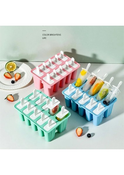 6 Delik Pembe Popsicle Kalıpları Gıda Sınıfı Silikon Buzlu Şeker Yapma Makinesi Kalıp 4/6/10 Kavite Dondurma Kalıp Kapaklı Dıy Ev Yapımı Dondurma Araçları (Yurt Dışından)