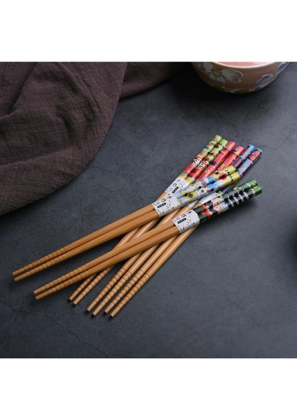 04-5pair 5 Pairs El Yapımı Japon Tarzı Bambu Suşi Çubuklarını Sofra Üst Sınıf Çin Doğal Bambu Ortak Çubuklarını Yeme Araçları (Yurt Dışından) indirimleri