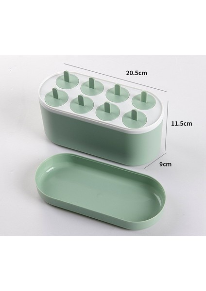 Yeşil 8 Parça 6/8 Hücre Dondurma Popsicle Kalıp Saplı Dondurma Kalıp Yaz Çocuk Dondurma Yapma Makinesi Buz Küpü Tepsi Kalıp Çocuklar Için (Yurt Dışından) fırsatları