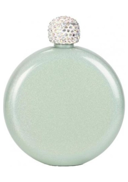 Açık Yeşil Taşınabilir Şarap Alkol Şişesi ile Rhinestone Cap Likör Cep Şişeleri Hediye Kadınlar Için 5 Oz Paslanmaz Çelik Alkol Şişesi Barware (Yurt Dışından)