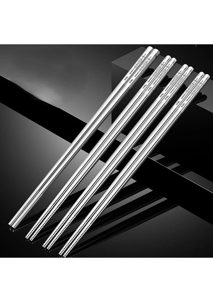 1 Adet 316L-C Yeniden Kullanılabilir Kore Yemek Çubukları 316L Paslanmaz Çelik Kaymaz Japon Gıda Çin Suşi Metal Lazer Gravür Çubuklarını Sofra (Yurt Dışından) modelleri