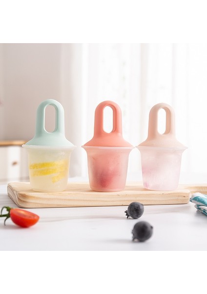 Pembe Yaratıcı Dıy Buz Popsicle Kalıpları Buz Kalıbı Bebek Maması Dondurma Çubukları Dondurma Topları Lolipop Kalıpları Yeniden Kullanılabilir Mutfak Gereçleri (Yurt Dışından) modelleri