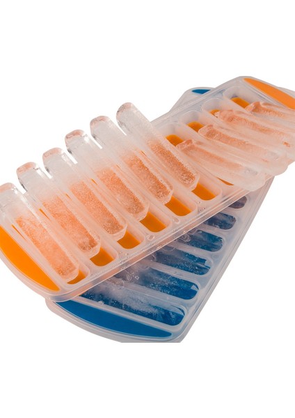 Mavi Kapaklı Yaz 10 Izgara Buz Küpü Tepsi Kalıp Su Şişesi Için Uygun Dondurma Puding Makinesi Kapaklı Kalıp Bar Mutfak Aracı Molde De Hielo (Yurt Dışından)
