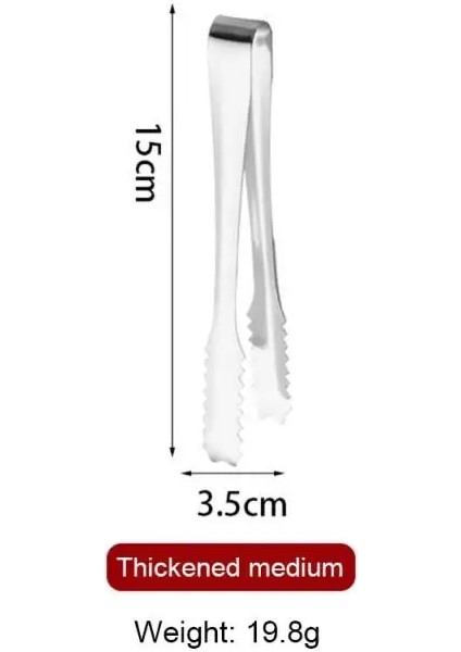 15CM 8 Adet 5/8/10 Adet Dayanıklı Kova Kelepçesi Şeker Yüksek Kaliteli Bar Tutucu Düşmeye Dayanıklı Buz Klip Pratik (Yurt Dışından)