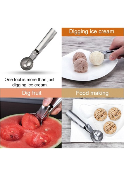Kepçe No Box 18X4.8CM Ice Creamtool Paslanmaz Çelik Dondurma Kaşıkları Dondurma Topu Makinesi Meyve Kaşığı Tatlı Dükkanı Aksesuarları Mutfak Malzemeleri (Yurt Dışından) fiyatları