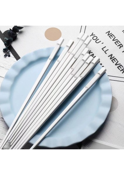 13 1 Pairs Japon Çin Yemek Çubukları Taşınabilir Kaymaz Gıda Çubukları Alaşım Sofra Suşi Çubukları Yeniden Kullanılabilir Metal Kore Yemek Çubukları (Yurt Dışından)