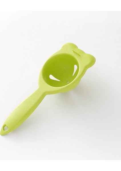 Yeşil Sevimli Yumurta Beyaz Sarısı Ayırıcı Tutucu Mutfak Kek Araçları Şeffaf Sıvı Filtresi Gadget Akşam Yemeği Pişirme Elek Bölücü Taşınabilir Depolama (Yurt Dışından)