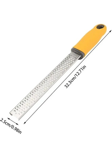 Stil 1 Paslanmaz Çelik Limon Narenciye Zester Çok Kullanımlı Peynir Baharat Rende Zester Kolay Kullanım Sebze Dilimleme Zester Mutfak Aletleri Için (Yurt Dışından)