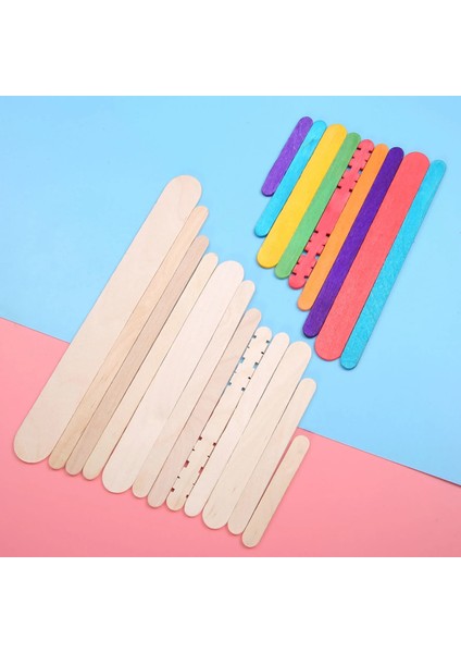 150X10MM Renkli 50 Adet/10 Adet Tahta Çubuklar Doğal/çok Renkli Çubuklar Popsicle Dondurma Çubukları Dıy Zanaat El Yapımı Eğitim Araçları 150MM-200MM (Yurt Dışından) modelleri