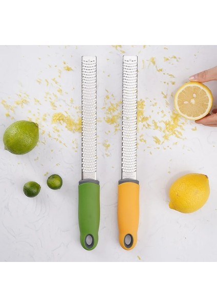 Sarı Paslanmaz Limon Peynir Sebze Zester Rende Soyucu Dilimleme Mutfak Aracı Alet Meyve Sebze Doğrama Narenciye Limon Zester (Yurt Dışından) fırsatları