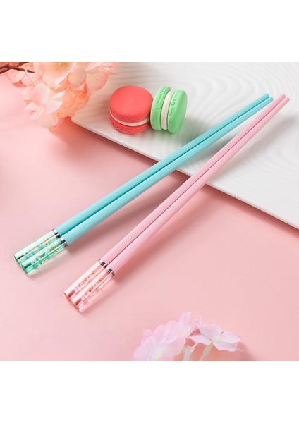 1 Çift-Lvse-T M 1 Çift 24CM Japon Yemek Çubukları Kiraz Yemek Çubukları Suşi Çubukları Sevimli Yemek Çubukları Sakura Yemek Çubukları Yeniden Kullanılabilir Çevre Dostu (Yurt Dışından)