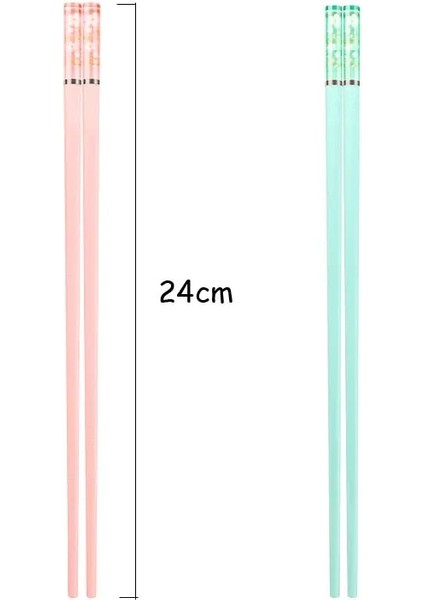 1 Çift-Lvse-T M 1 Çift 24CM Japon Yemek Çubukları Kiraz Yemek Çubukları Suşi Çubukları Sevimli Yemek Çubukları Sakura Yemek Çubukları Yeniden Kullanılabilir Çevre Dostu (Yurt Dışından)