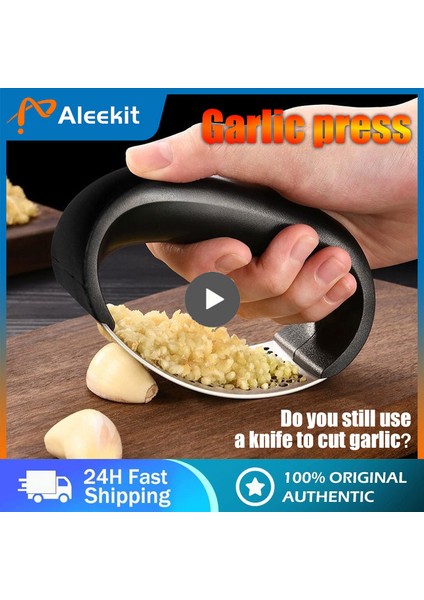 Tip 09 Paslanmaz Çelik Sarımsak Presi Kırıcı Manuel Sarımsak Kıyma Doğrama Sarımsak Aracı Meyve Sebze Araçları Mutfak Aksesuarları Gadget (Yurt Dışından)